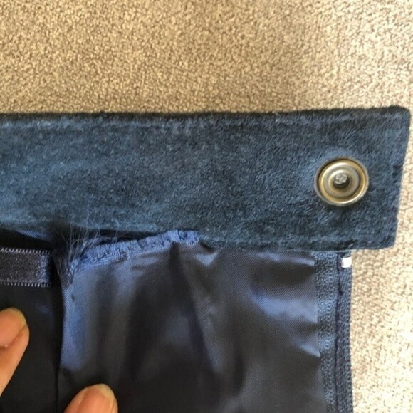 Vintage 100% Leather Pencil Skirt By Paris Sport Club Size Small - Picture 9 of 12